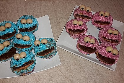 Krümelmonster Cupcakes 59
