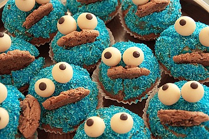 Krümelmonster Cupcakes 88