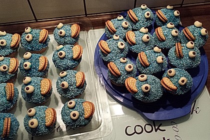 Krümelmonster Cupcakes 111