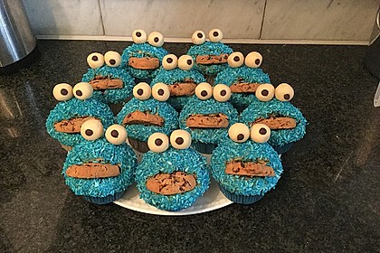 Krümelmonster Cupcakes 122