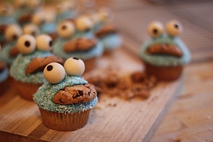 Krümelmonster Cupcakes 108