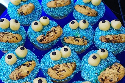 Krümelmonster Cupcakes 57