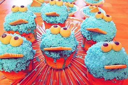 Krümelmonster Cupcakes 115