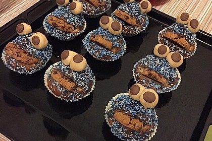 Krümelmonster Cupcakes 101