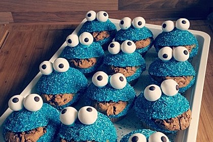 Krümelmonster Cupcakes 7