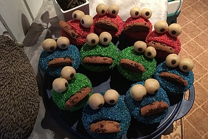 Krümelmonster Cupcakes 116