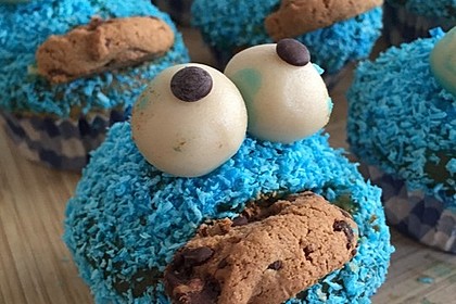 Krümelmonster Cupcakes 96