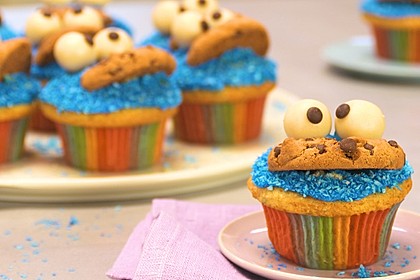 Krümelmonster Cupcakes 3