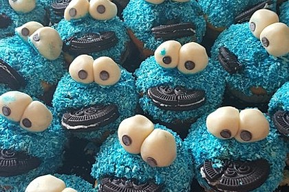 Krümelmonster Cupcakes 67