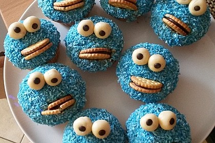 Krümelmonster Cupcakes 4