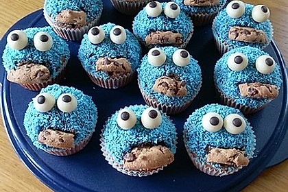 Krümelmonster Cupcakes 65