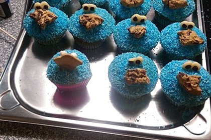 Krümelmonster Cupcakes 200