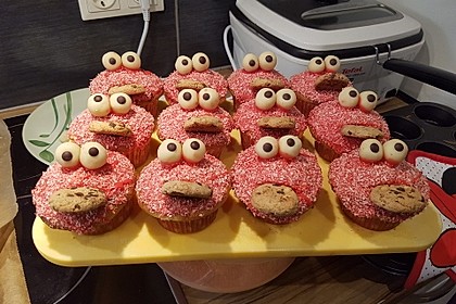 Krümelmonster Cupcakes 95