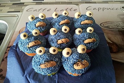 Krümelmonster Cupcakes 94