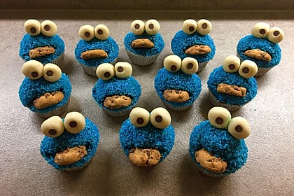 Krümelmonster Cupcakes 11