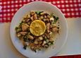 W&uuml;rziges Geschnetzeltes mit Couscous