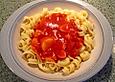 Nudeln mit Eiersauce