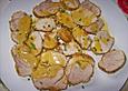 Schweinelende mit Orangen-Senf-Sauce