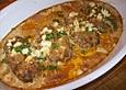 Bifteki in Metaxa-Sahne-Sauce