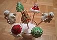Weihnachts-Cake Pops ohne Milchprodukte