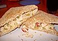 Putenbrustsalat-Sandwich