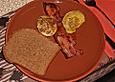 Gef&uuml;llte und &uuml;berbackene Eier - mittelalterliches Rezept