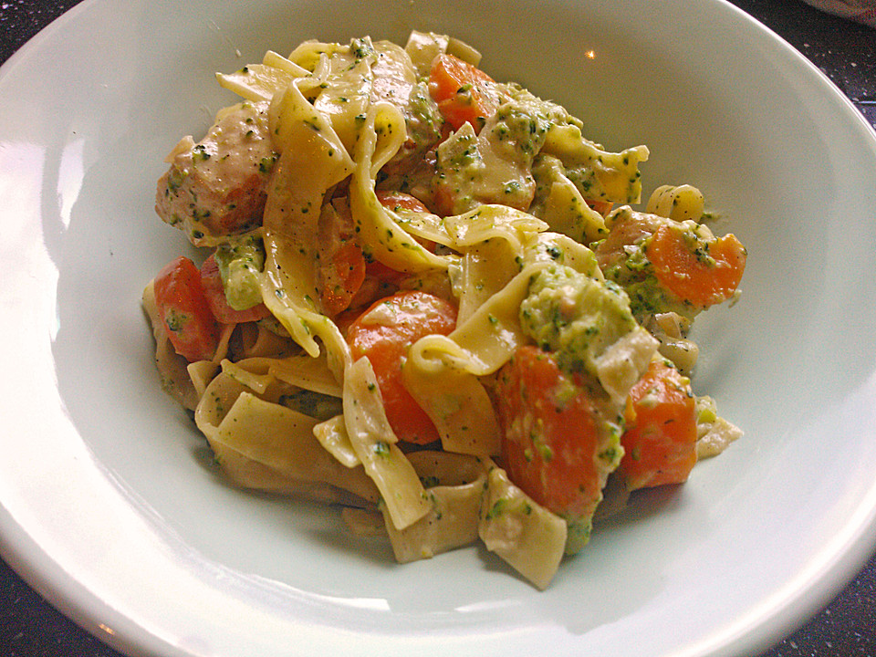 Hähnchen Brokkoli Pasta mit Zitronenrahm Rezept mit Bild Chefkoch de