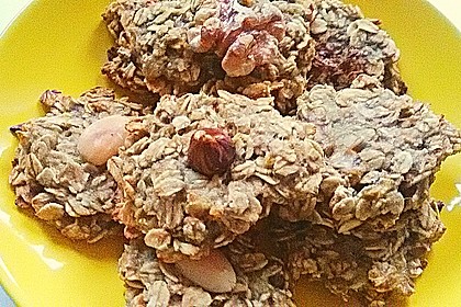 Haferflocken-Bananen Cookies 4
