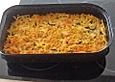 Nudelauflauf mit Zucchini und Schinken