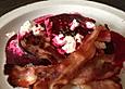 Rote Bete Gratin mit Ziegenk&auml;se und Speck