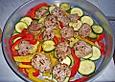 &Uuml;berbackene Schweinefiletmedaillons