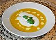 Scharfe M&ouml;hrencremesuppe mit Ingwer