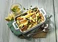 Penne-Zucchini-Auflauf mit Putenbrust