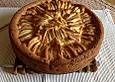 Apfelkuchen mit Apfelkompottf&uuml;llung und Apfelbelag