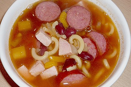 Nudel - Bohnen - Topf