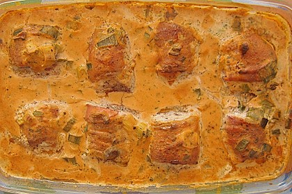 Schweinefilets im Schinkenmantel an Cognacsahne 8