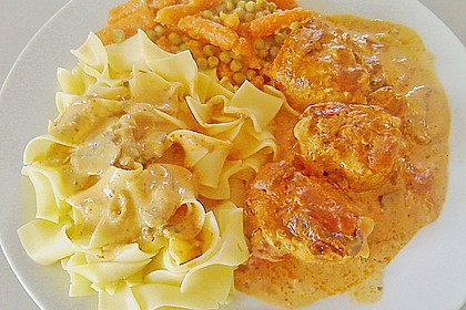 Schweinefilets im Schinkenmantel an Cognacsahne 11