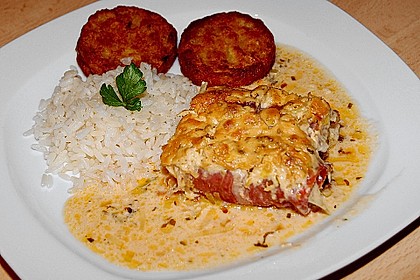 Schweinefilets im Schinkenmantel an Cognacsahne 12