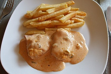 Schweinefilets im Schinkenmantel an Cognacsahne 20