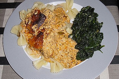 Schweinefilets im Schinkenmantel an Cognacsahne 7