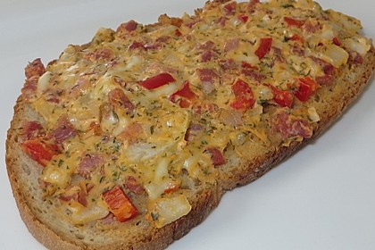 Pikantes überbackenes Brot 1