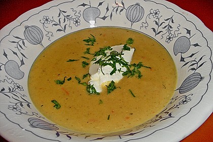 Linsensuppe mit Kokosmilch 1