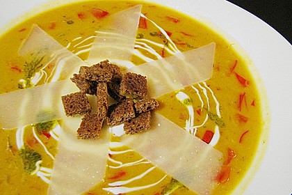 Linsensuppe mit Kokosmilch