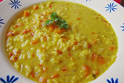 Linsensuppe mit Kokosmilch 5