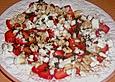 Erdbeeren mit Schafsk&auml;se