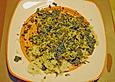 Spinat mit Sesam und Joghurt