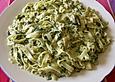 Tagliatelle mit Mascarpone und Spinat