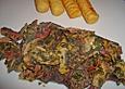 Geschmorte Rindersteaks alla napoletana