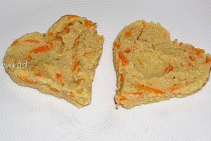 M&ouml;hren - Polenta - Herzen