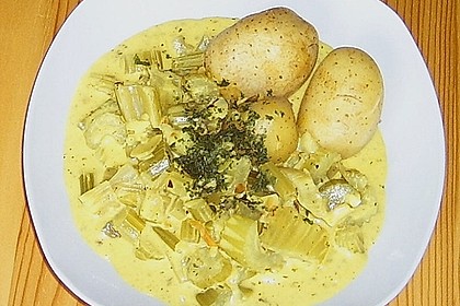 Staudensellerie in Currysauce (Rezept mit Bild) von nanncy100 | Chefkoch.de